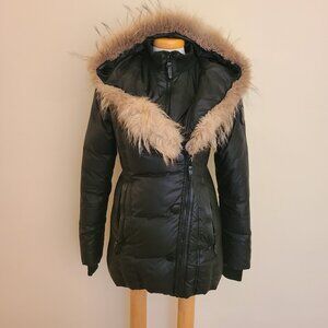 Rudsak Atelier Noir Fur Hooded Winter Coat Jacket - SEE NOTE